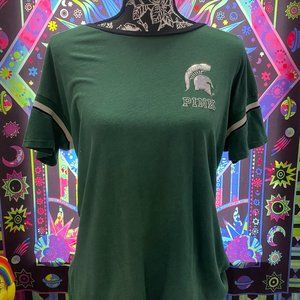 Michigan State PINK tee